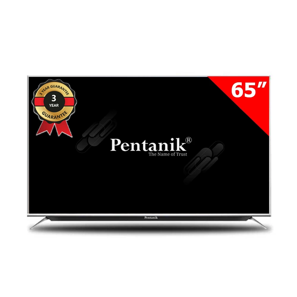 Pentanik 65 inch Smart Android 4K TV With Soundbar (2023)